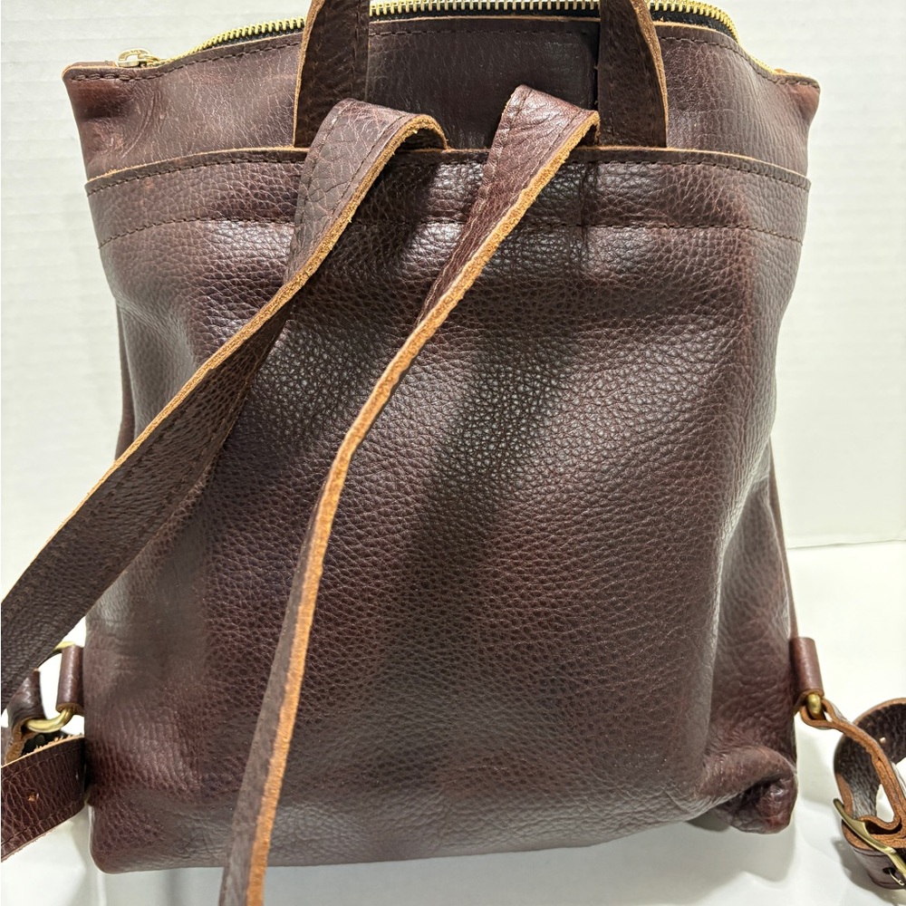 Portland Leather Goods Tote Backpack - Classic - Picture 3 of 7